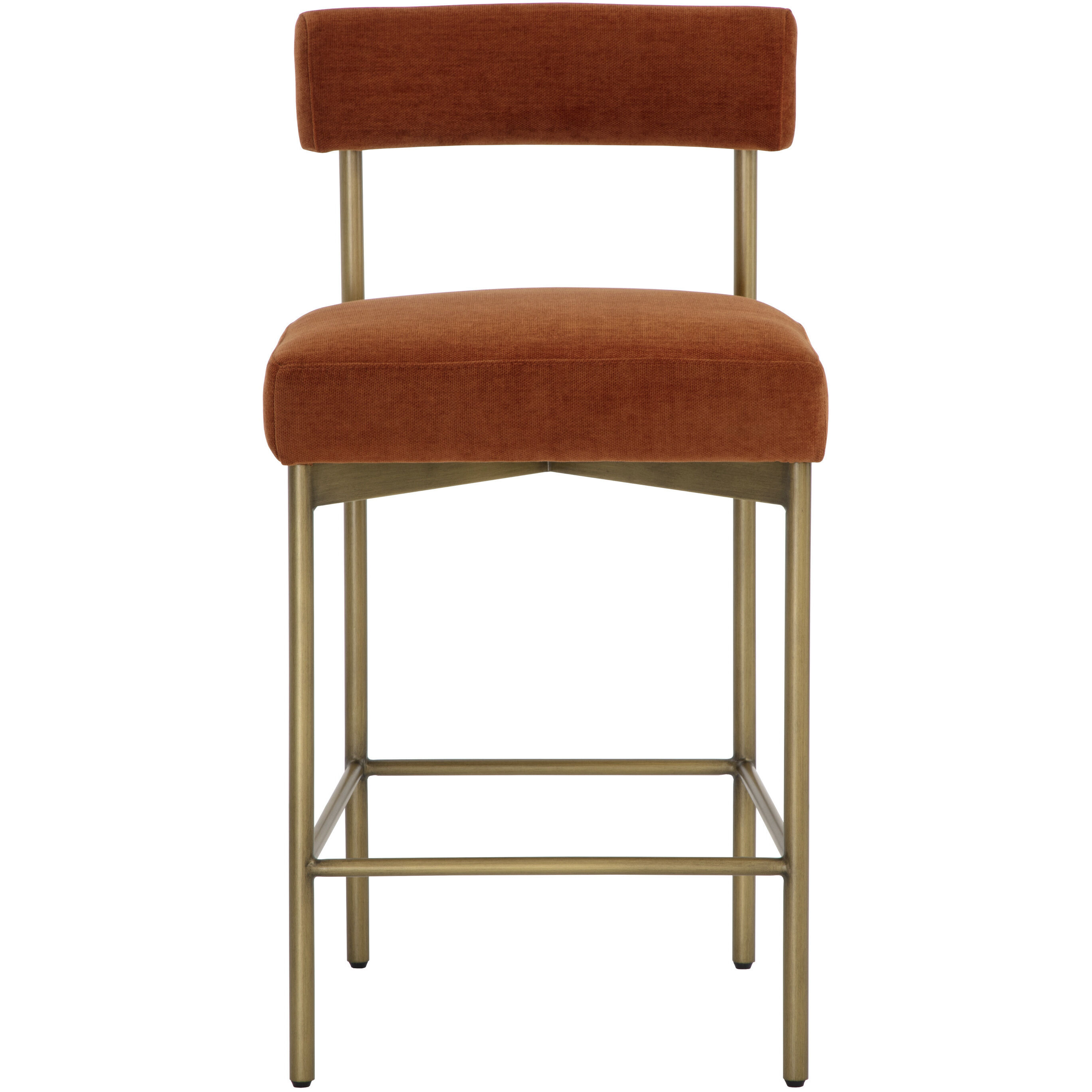 Seneca 36.5 inch Antique Brass / Danny Rust Counter Stool